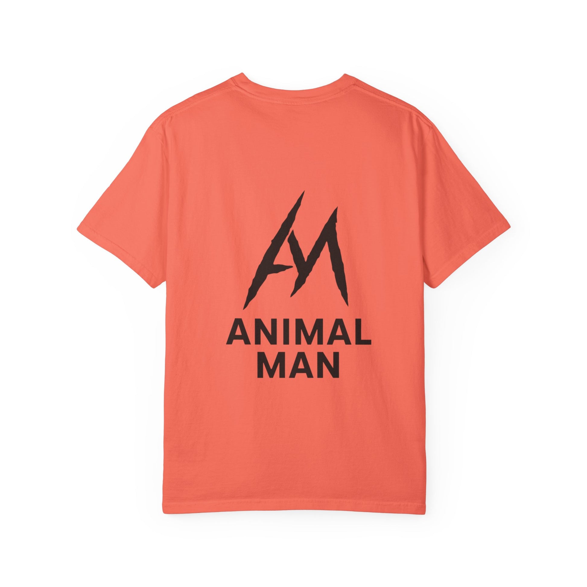 Animal Man Unisex Garment-Dyed T-shirt | Casual Statement Tee for Nature Lovers, Gifts for Him, Trendy Streetwear, Eco-Friendly Style