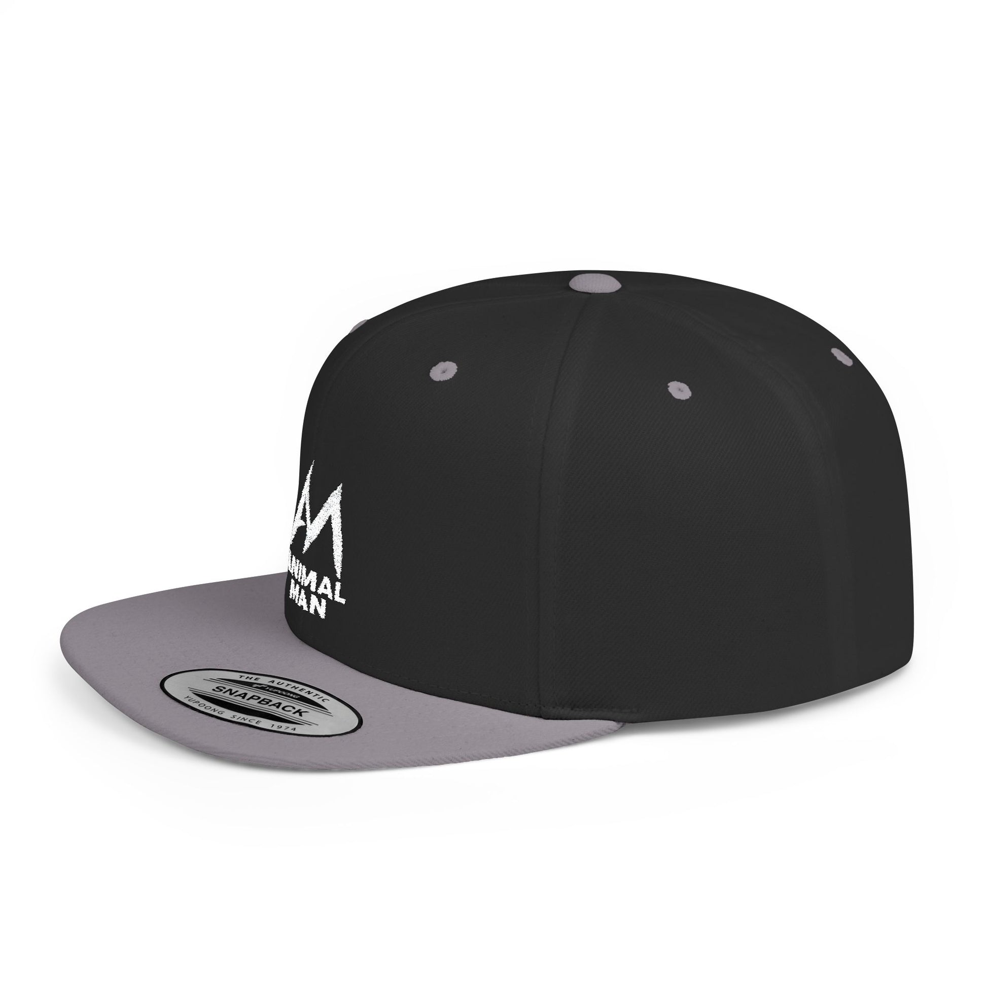 Camo Flat Bill Snapback Hat, camo/black Cap, Outdoors Cap, Trendy Headwear, Perfect Gift for Adventurers
