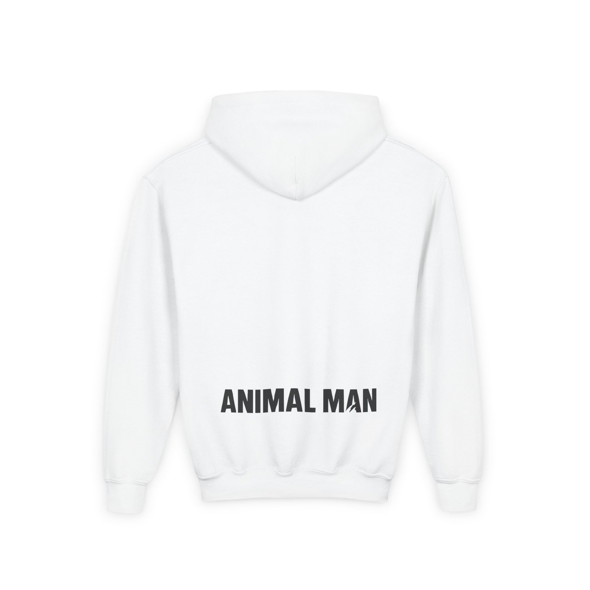 Youth Hoodie - Animal Man Design, Cozy Sweatshirt for Kids, Perfect Gift for Birthdays, Halloween, Casual Wear, Streetwear