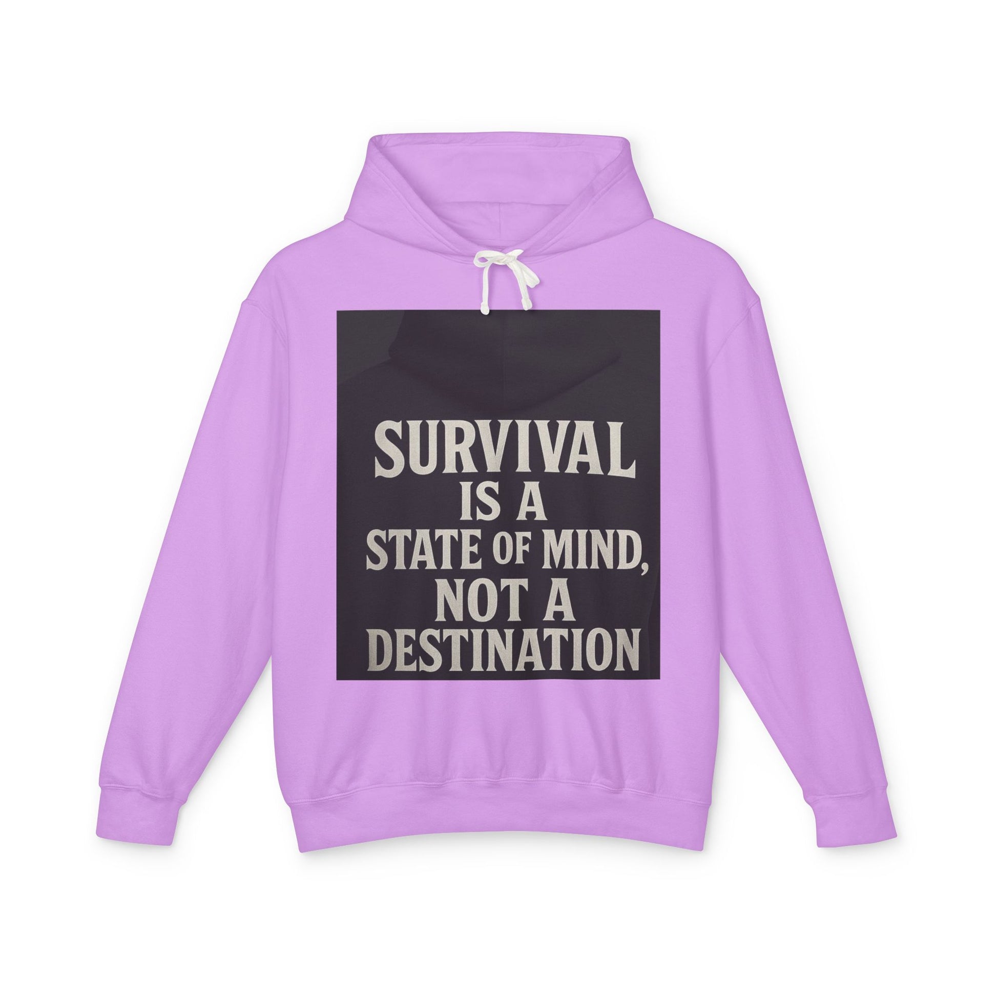 Survival Hoodie, Unisex Lightweight Sweatshirt, Inspirational Gift, Motivational Apparel, Animal Mind Design