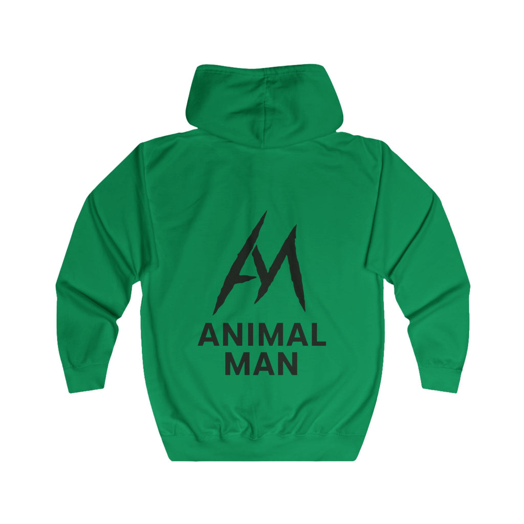 Urban claw zipped Hoodie, Stylish Layer for Everyday Wear, Perfect for Gifts or Casual Outfits, Trendy Streetwear, Animal Man Design