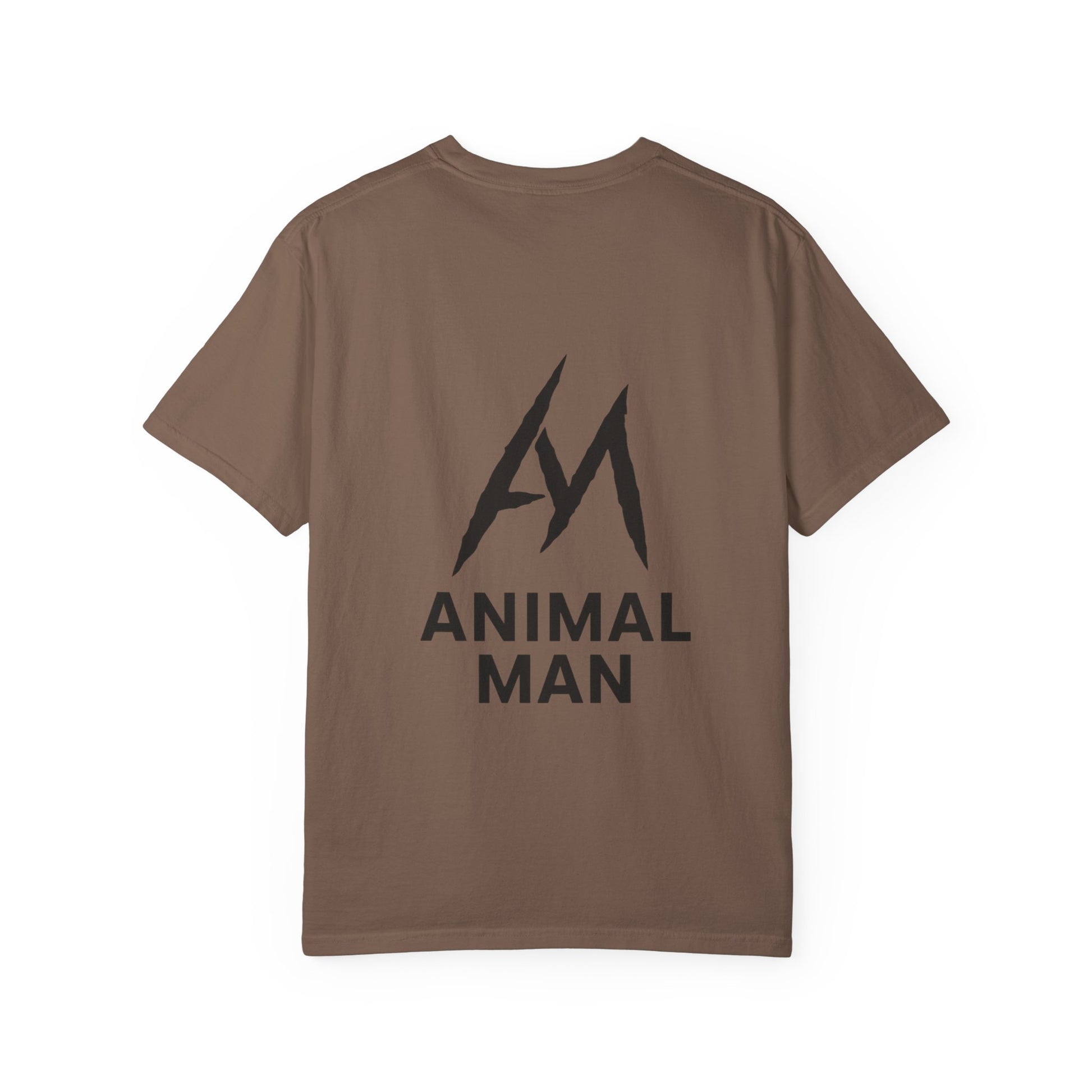 Animal Man Unisex Garment-Dyed T-shirt | Casual Statement Tee for Nature Lovers, Gifts for Him, Trendy Streetwear, Eco-Friendly Style