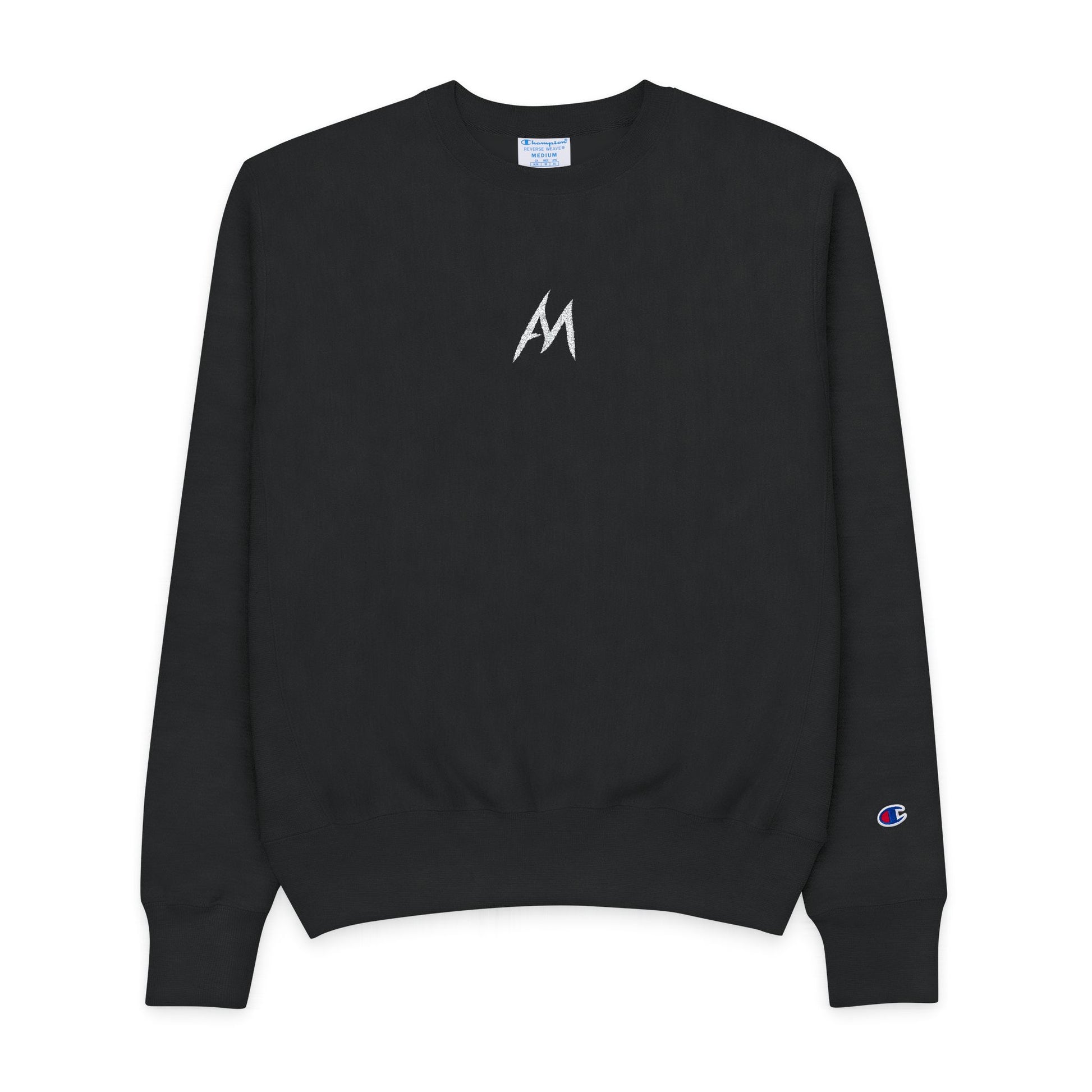 Black Champion Crewneck Sweatshirt - Cozy Layer for Everyday Style, Perfect for Casual Outings, Gift for Him, Fashionable Sweatshirt, [...]