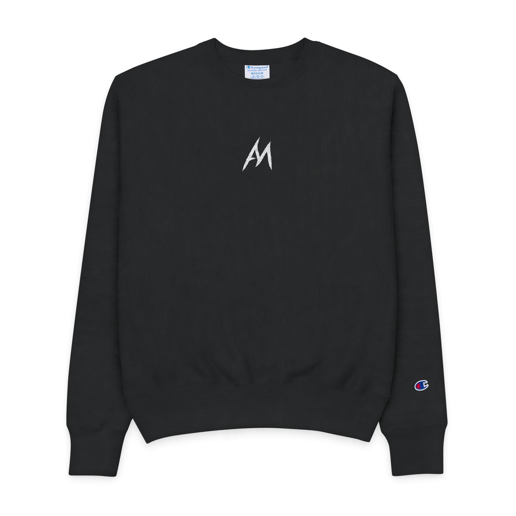 Black Champion Crewneck Sweatshirt - Cozy Layer for Everyday Style, Perfect for Casual Outings, Gift for Him, Fashionable Sweatshirt, [...]