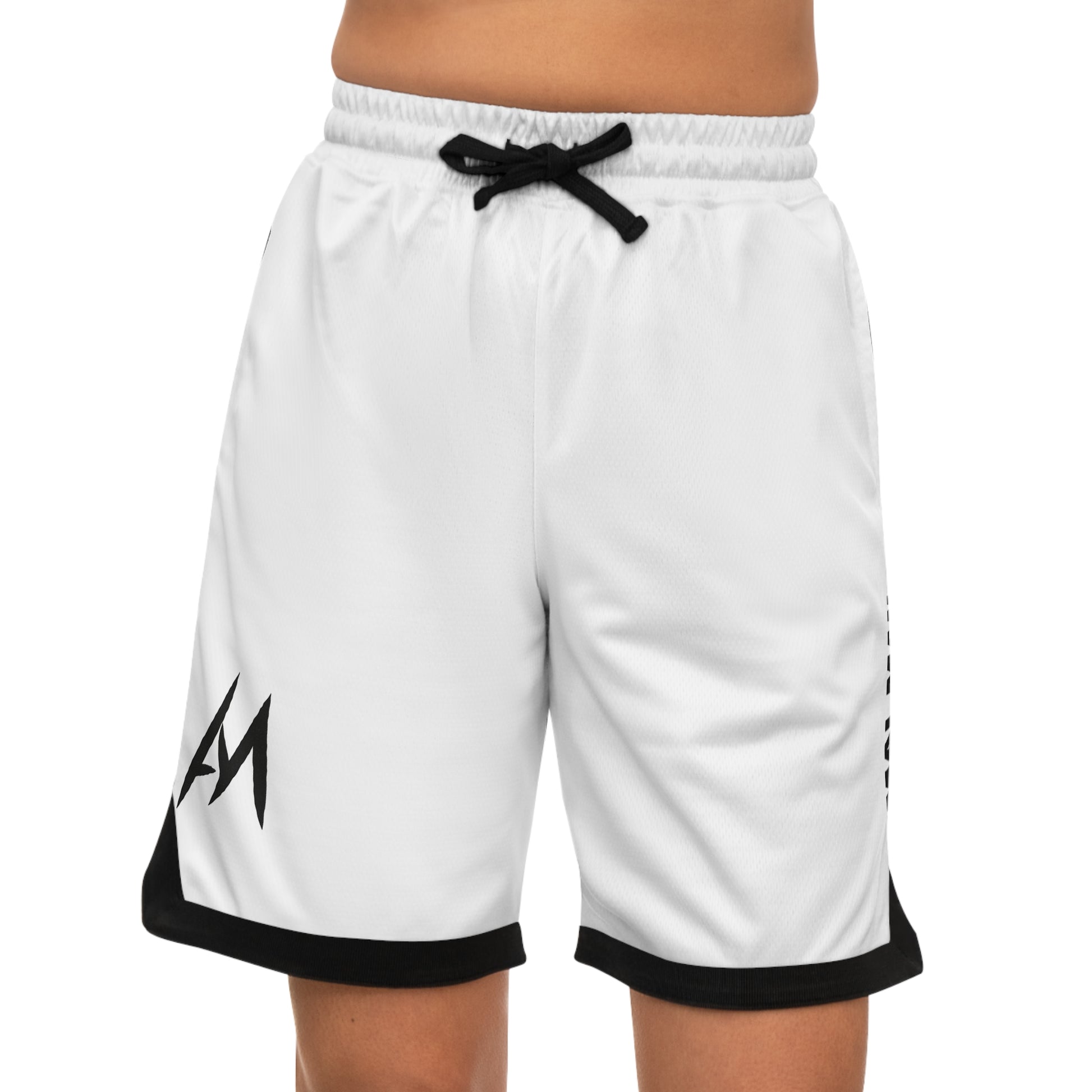 Sleek Basketball Rib Shorts for Athletes | Comfortable Sports Wear, Workout Gear, Casual Summer Shorts, Gift for Sports Lovers
