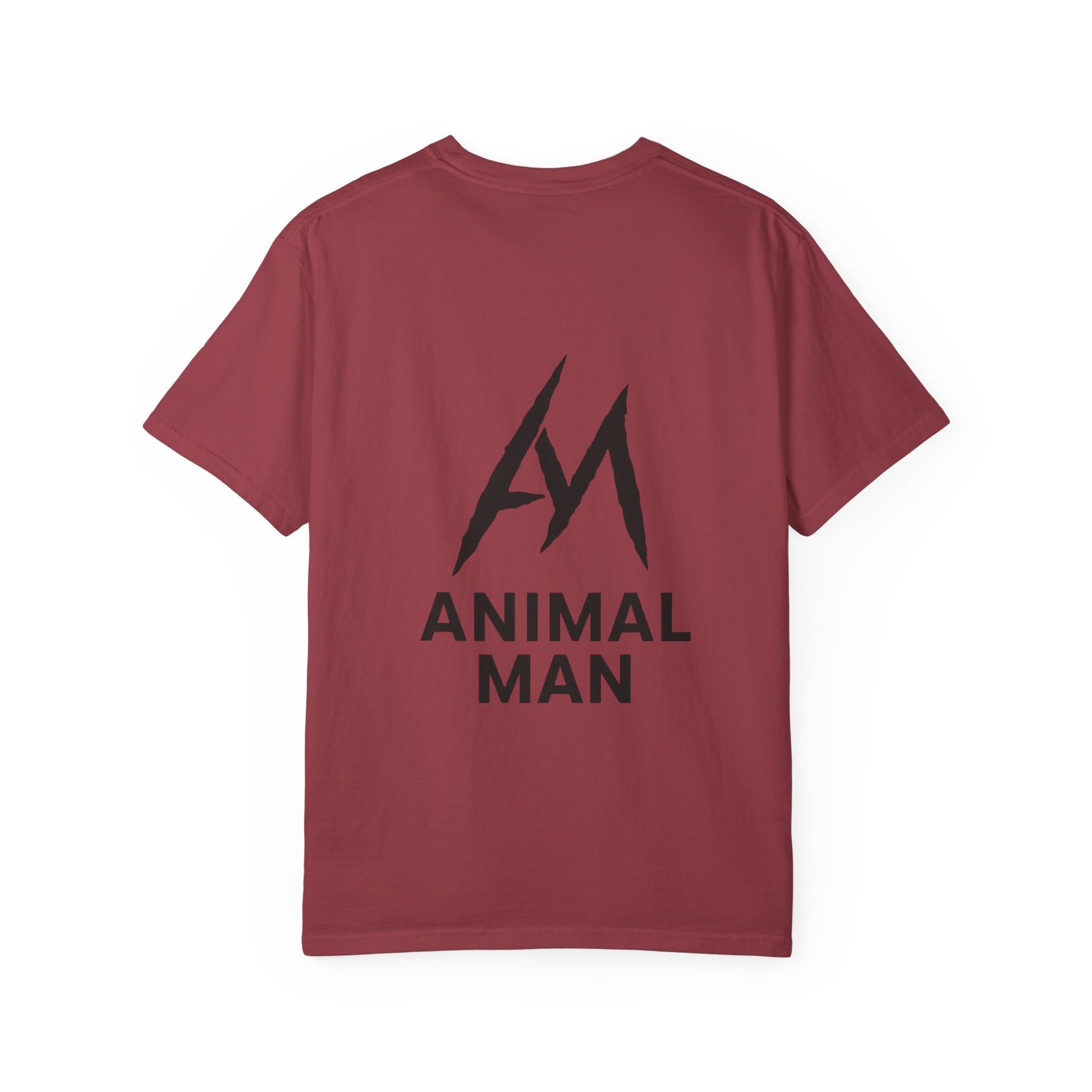 Animal Man Unisex Garment-Dyed T-shirt | Casual Statement Tee for Nature Lovers, Gifts for Him, Trendy Streetwear, Eco-Friendly Style