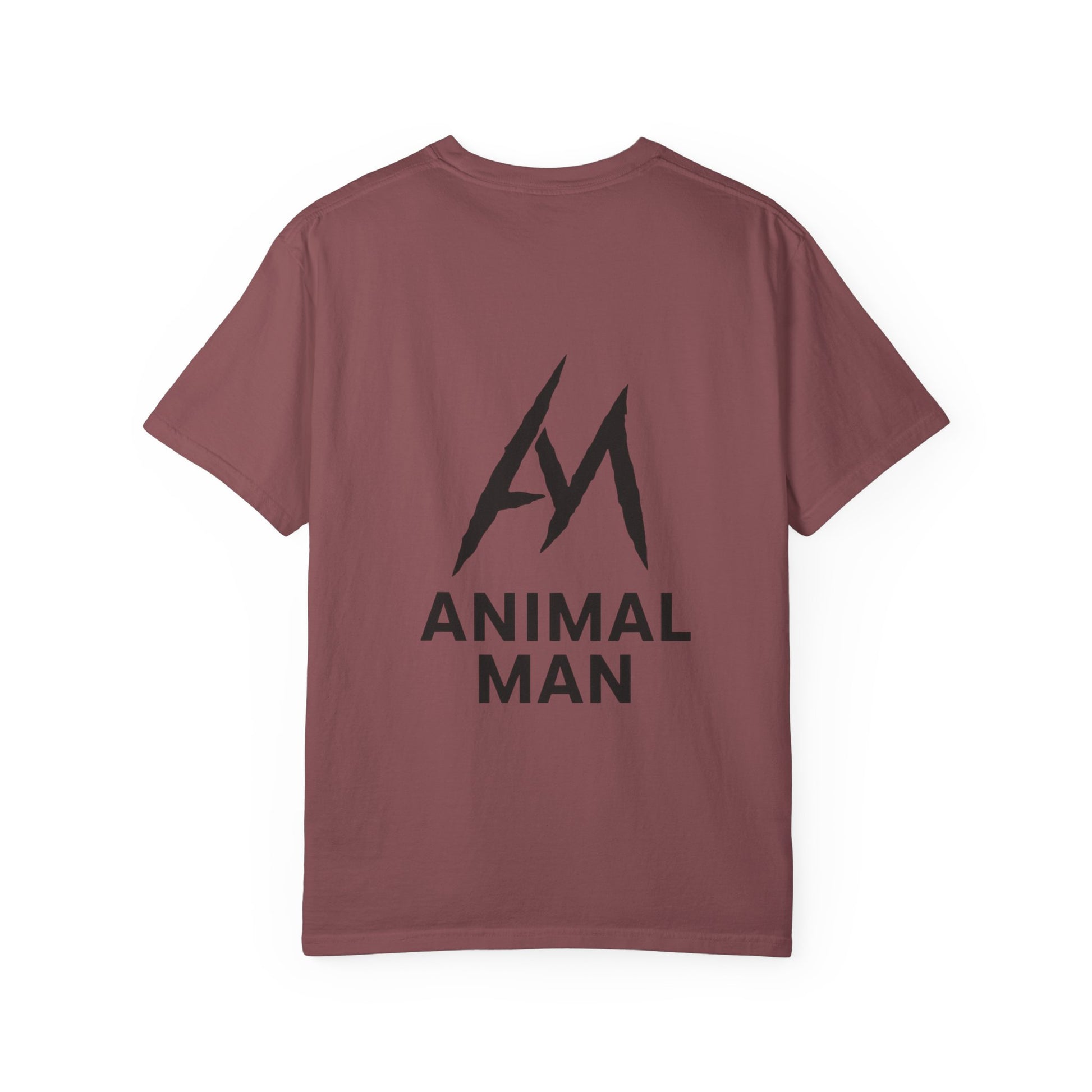 Animal Man Unisex Garment-Dyed T-shirt | Casual Statement Tee for Nature Lovers, Gifts for Him, Trendy Streetwear, Eco-Friendly Style