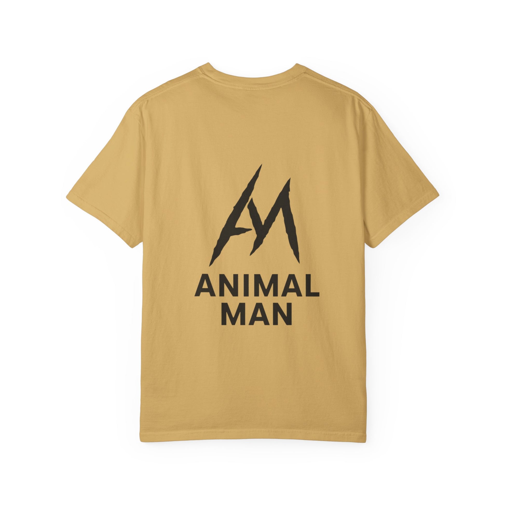 Animal Man Unisex Garment-Dyed T-shirt | Casual Statement Tee for Nature Lovers, Gifts for Him, Trendy Streetwear, Eco-Friendly Style
