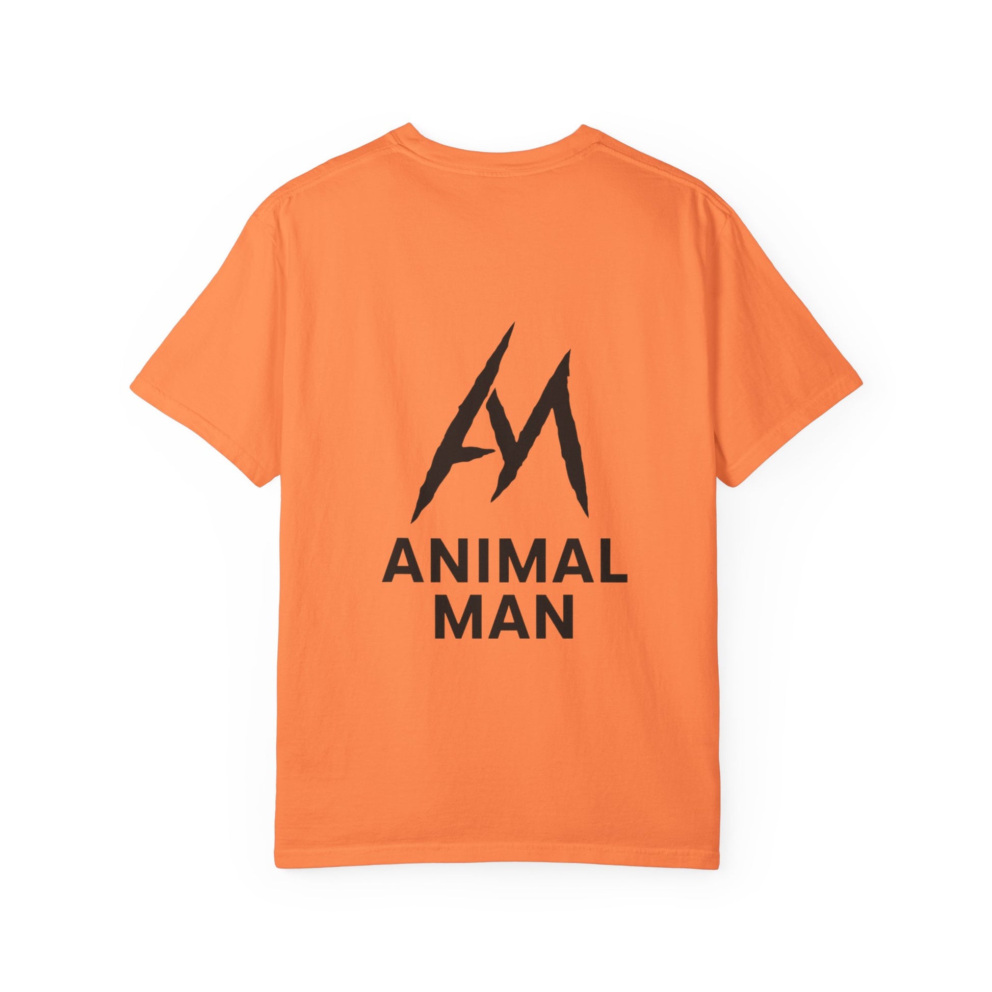 Animal Man Unisex Garment-Dyed T-shirt | Casual Statement Tee for Nature Lovers, Gifts for Him, Trendy Streetwear, Eco-Friendly Style