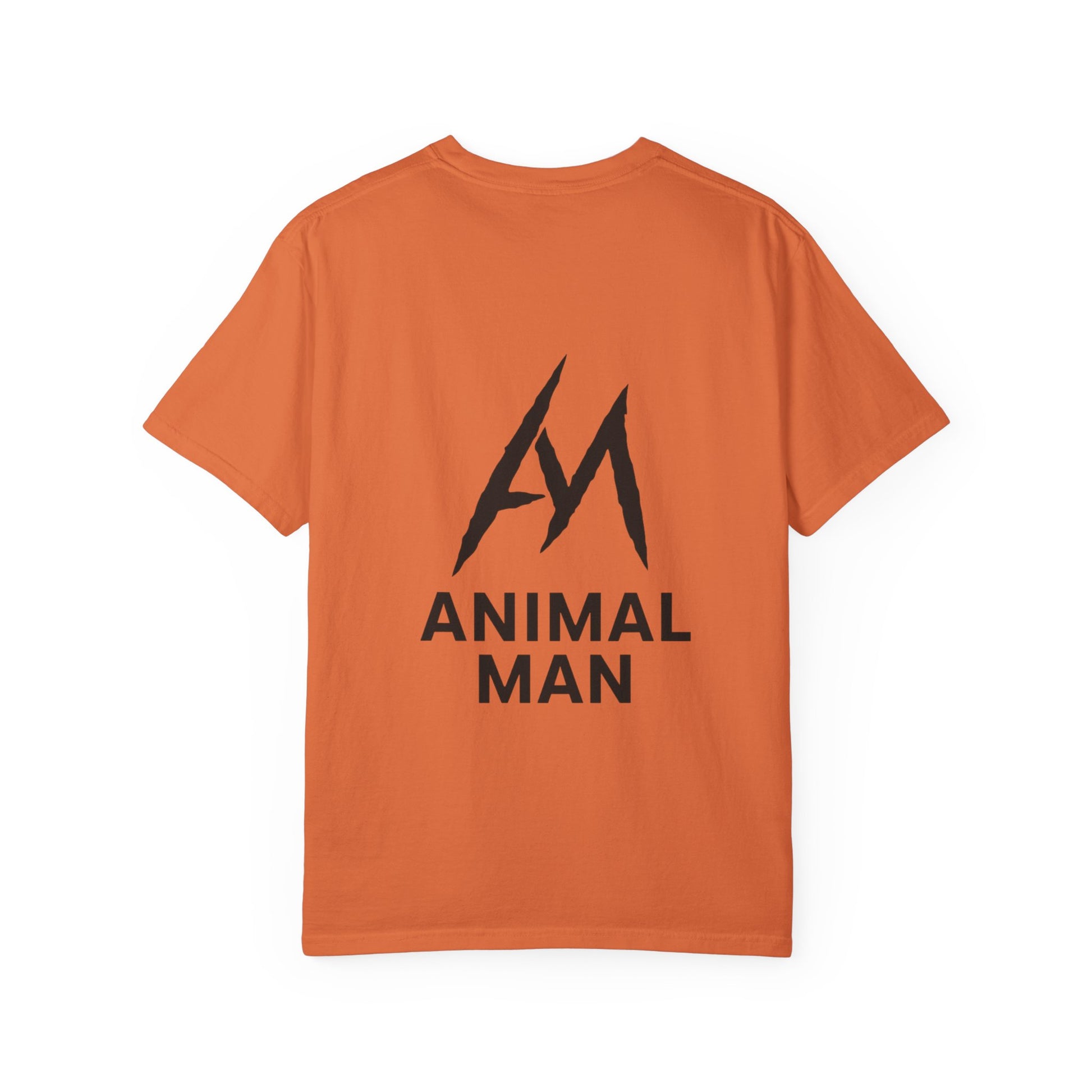 Animal Man Unisex Garment-Dyed T-shirt | Casual Statement Tee for Nature Lovers, Gifts for Him, Trendy Streetwear, Eco-Friendly Style