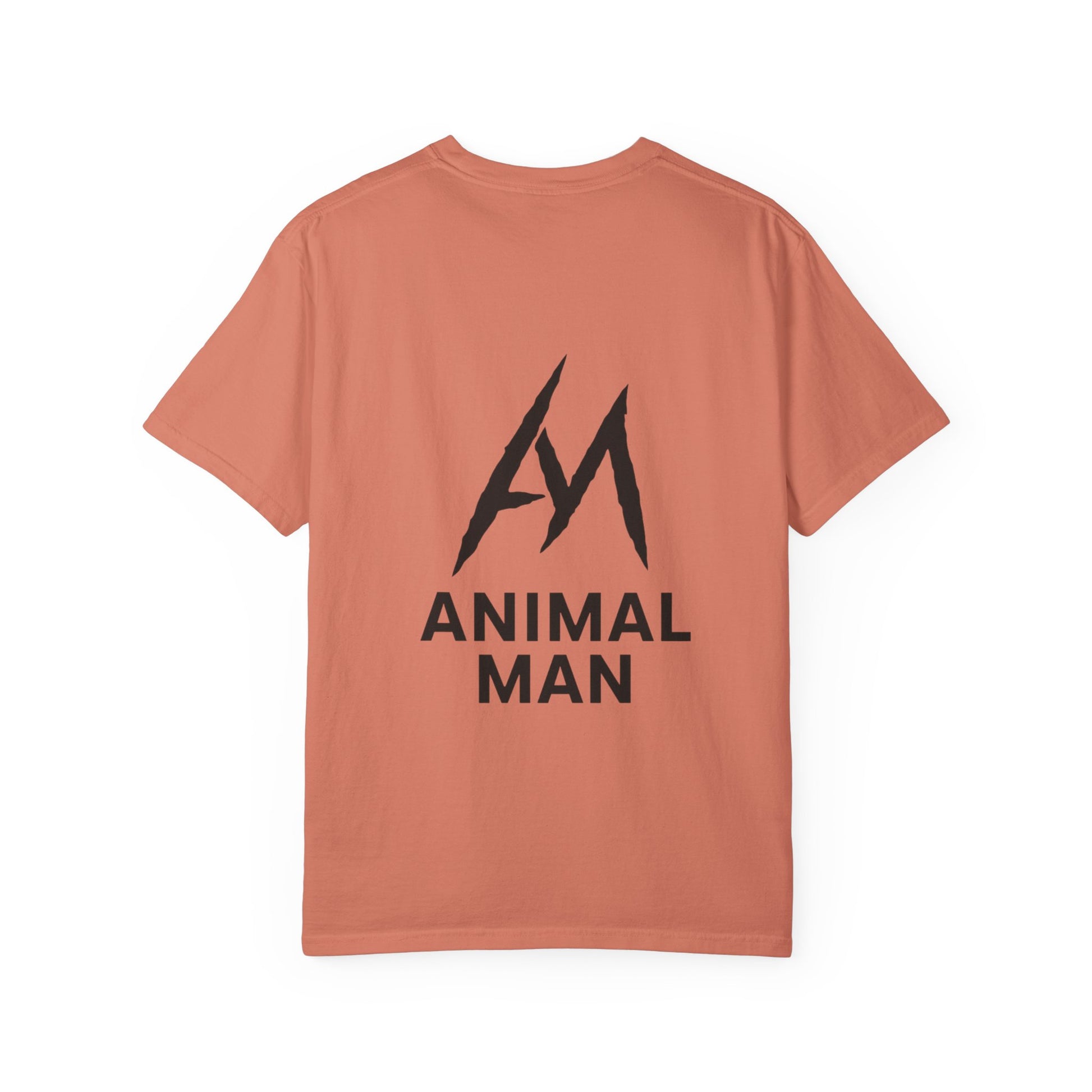 Animal Man Unisex Garment-Dyed T-shirt | Casual Statement Tee for Nature Lovers, Gifts for Him, Trendy Streetwear, Eco-Friendly Style