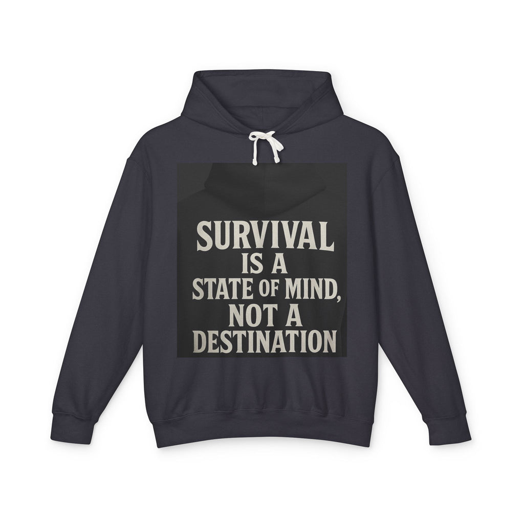 Survival Hoodie, Unisex Lightweight Sweatshirt, Inspirational Gift, Motivational Apparel, Animal Mind Design